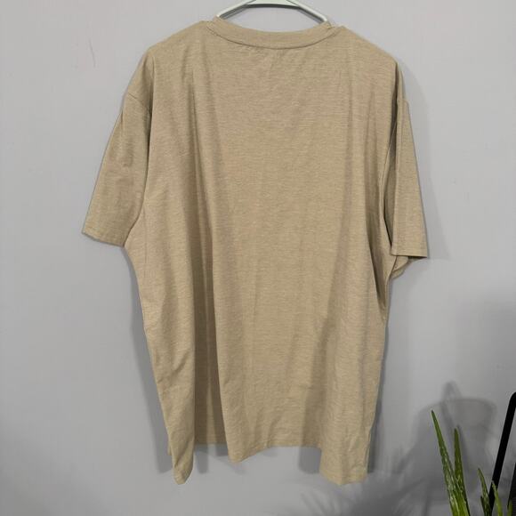 NEW Tonfent Auntie Aunt Short Sleeve Tee Shirt Plus Size 3XL Light Tan w/ Camo - Picture 6 of 6